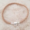 Bracelet Tressé Clip Uni 001 Beige