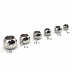 Bélière Acier Inoxydable du 05 mm au 10 mm anneau ouvert