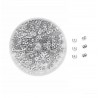 Lot de 200 embouts N°04 (soit 100 paires) poussoir pour boucle d'oreille.