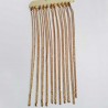 Collier chaine Métal Argenté N°05 de 76 cm