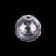 Boule en verre ronde à remplir de 12mm AB Transparent