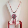 Collier N°20-03 Suédine et Plumes